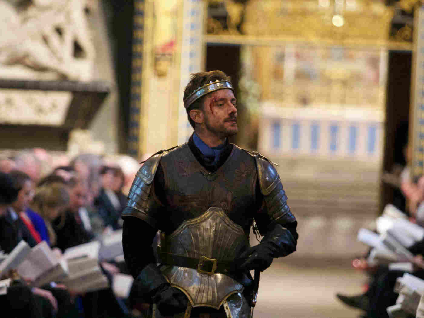 Sam Marks, actor, Royal Shakespearean Company, read the Saint Crispin's Day Speech from Henry the Fifth, Act IV, Scene 3