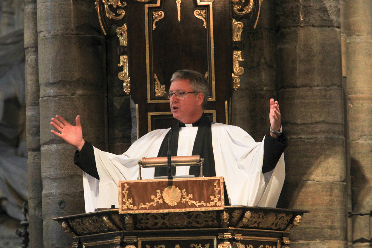 The Very Reverend Stephen Lake, Dean of Gloucester gives The Address