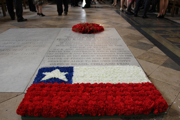 Chilean Navy honours Lord Cochrane