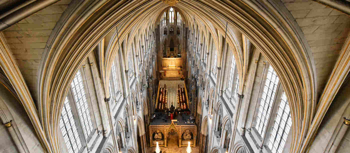 Nave ceiling repairs reveal spectacular views