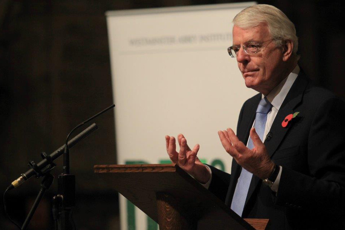 Sir John Major gives One People Oration