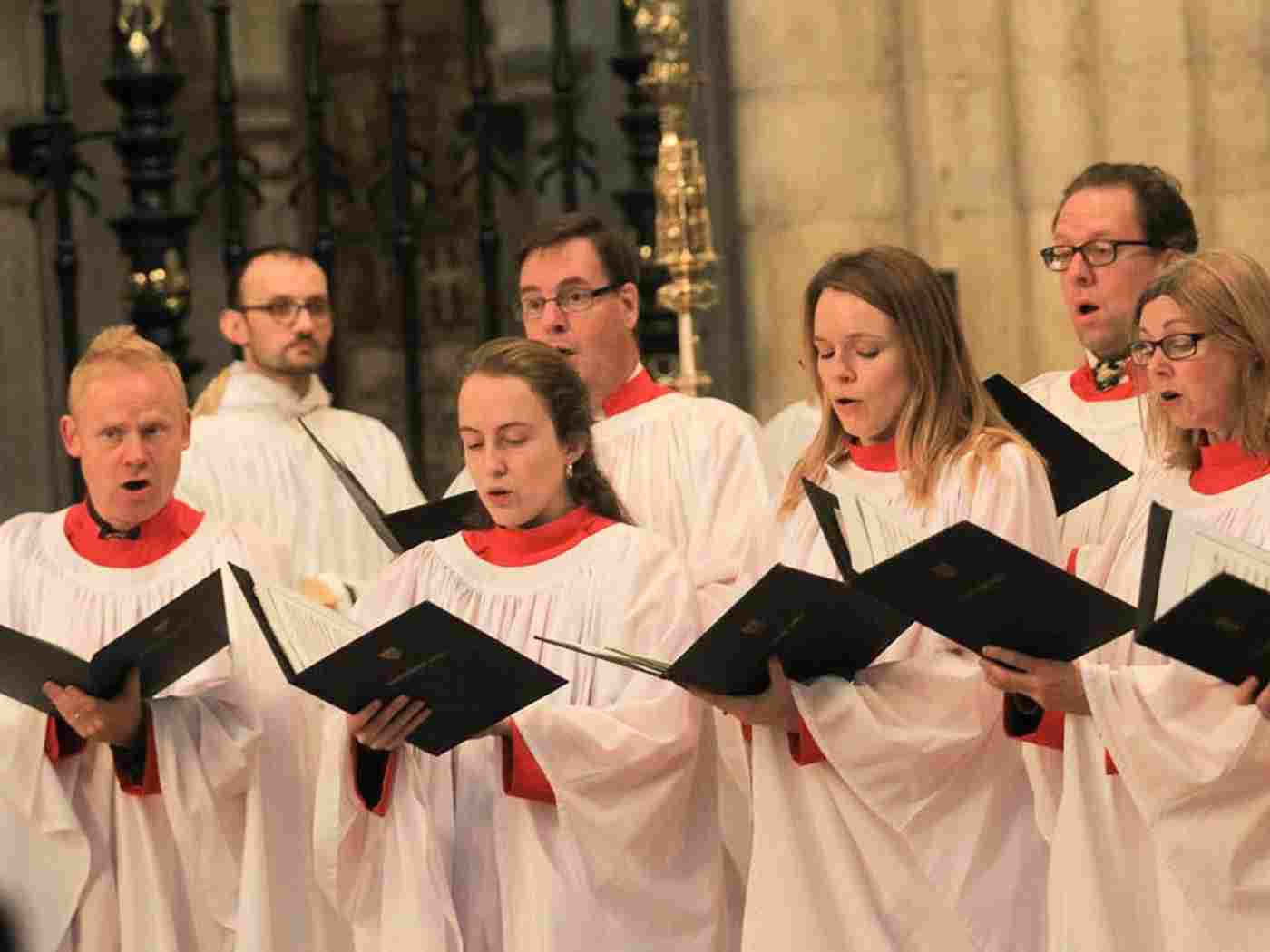 The Special Service Choir sings 'Exultate Deo (Palestrina)'