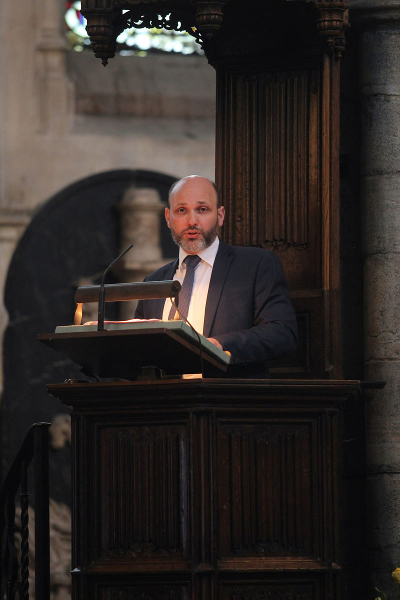 Dr Stephen Smith MBE, Co-Founder, UNESCO Chair of Genocide Education, and Executive Director of the Shoah Foundation, gives a Testimony