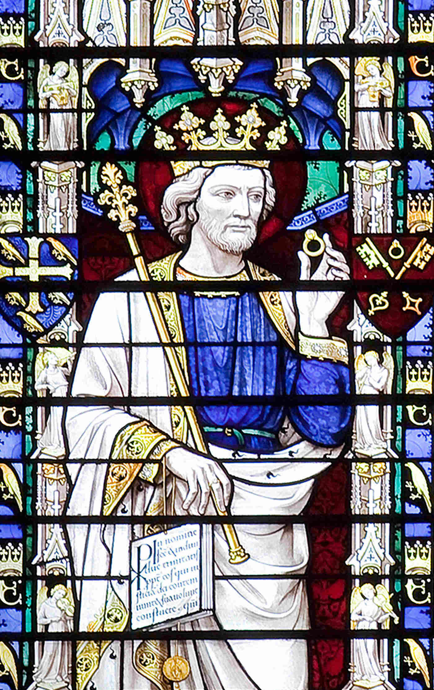 Edward Confessor in RAMC window detail (DL09)300 Westminster Abbey copyright.jpg