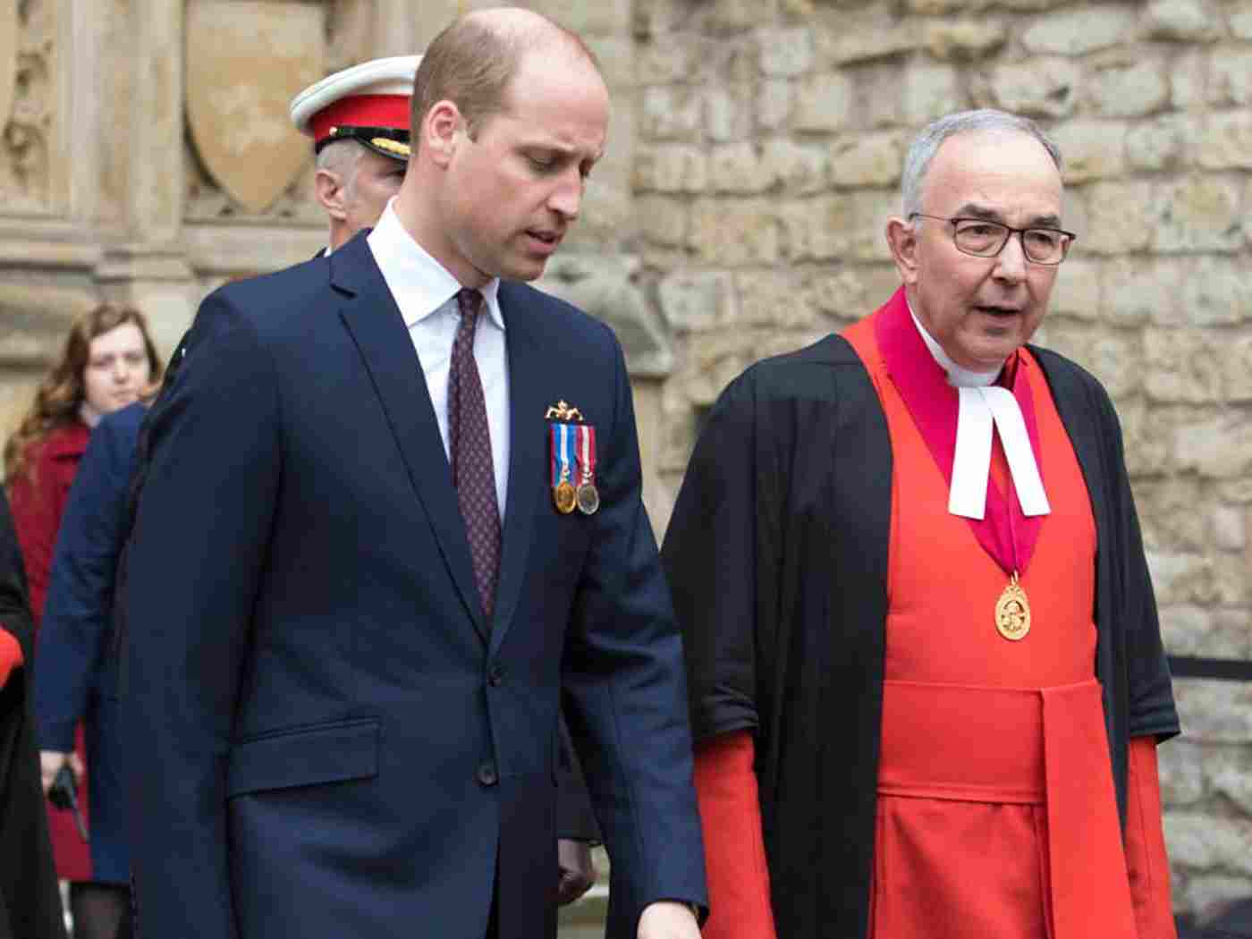 HRH The Duke of Cambridge departs