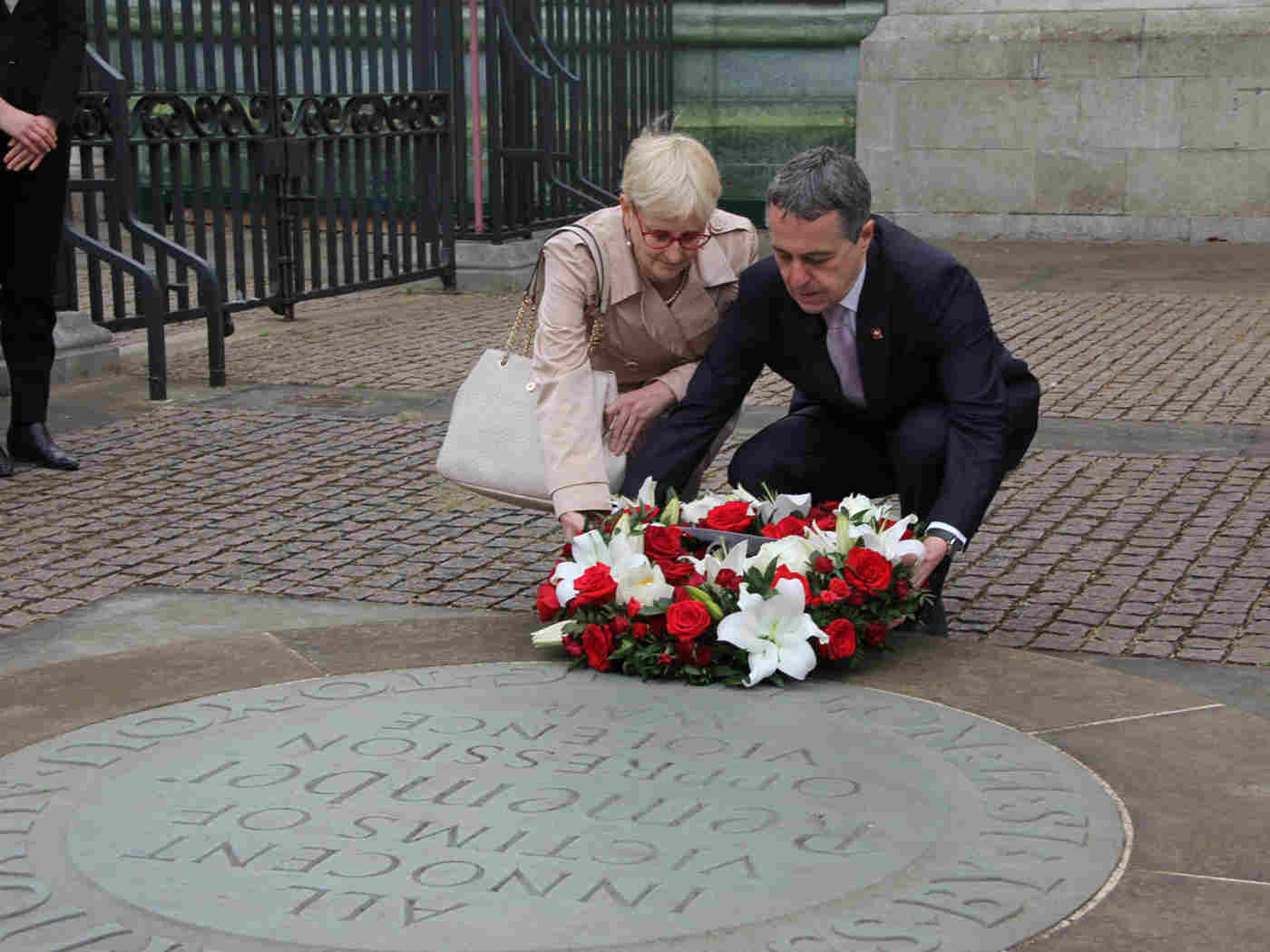 Swiss President Wreath Laying