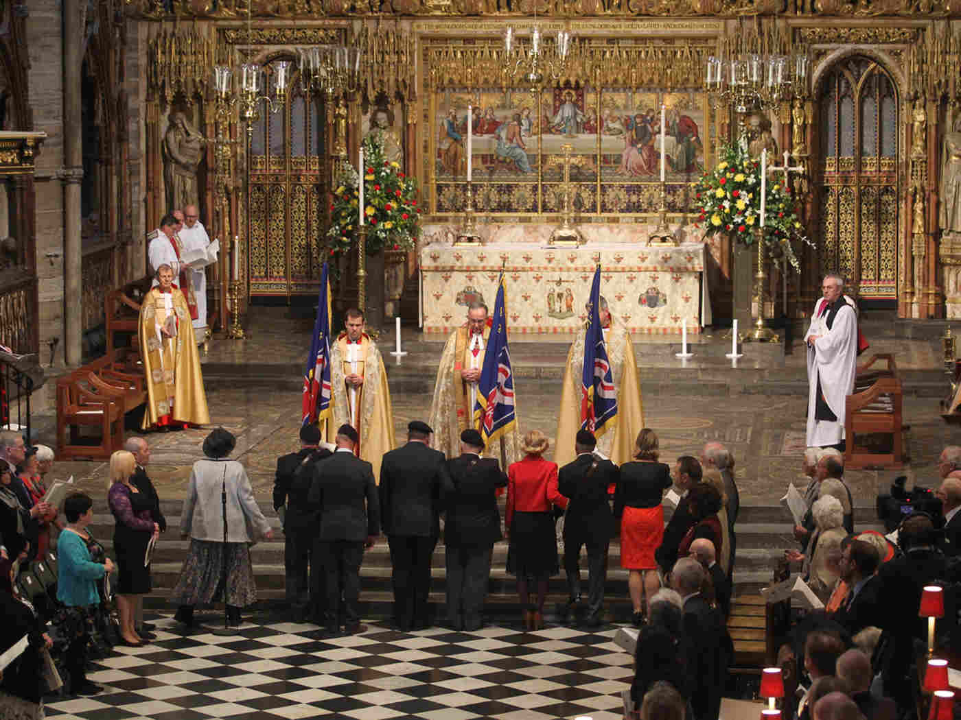 A Service of Thanksgiving to mark the Centenary of Blind Veterans UK was held at Westminster Abbey at Noon on Tuesday 6th October 2015