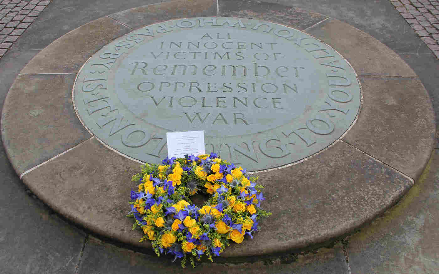 Ukraine Ambassador attends wreath laying at Innocent Victims’ Memorial