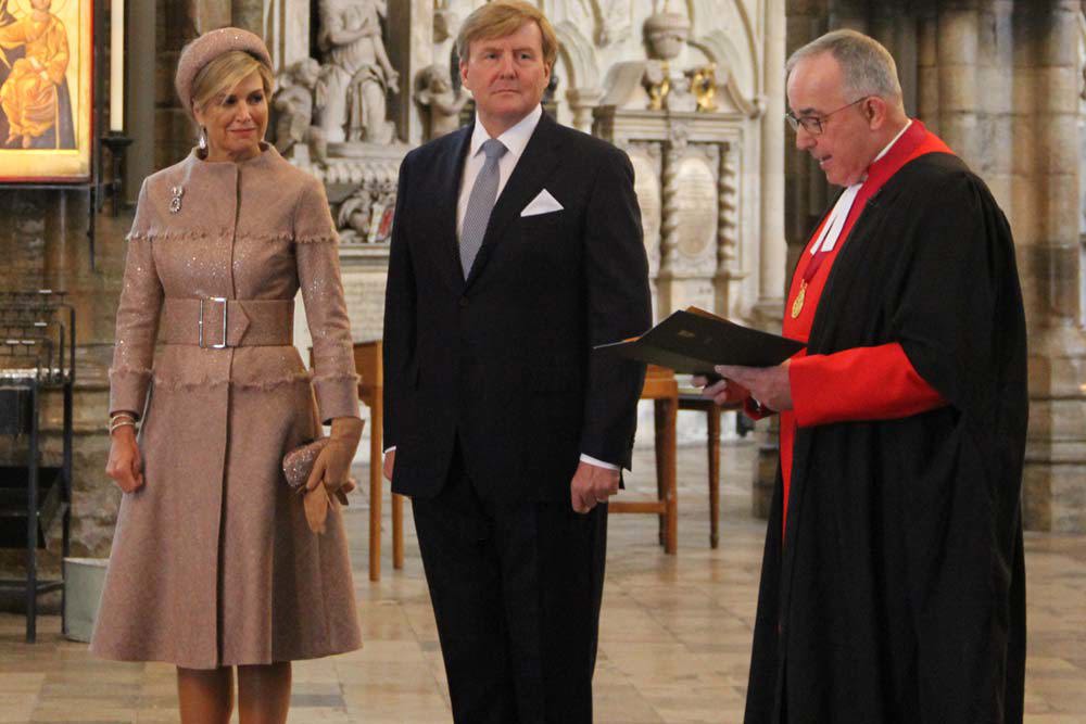 King and Queen of the Netherlands visit Abbey