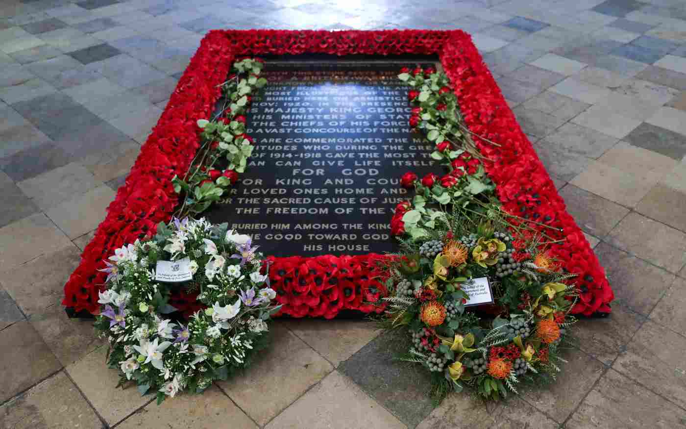 Westminster Abbey marks ANZAC Day 2021