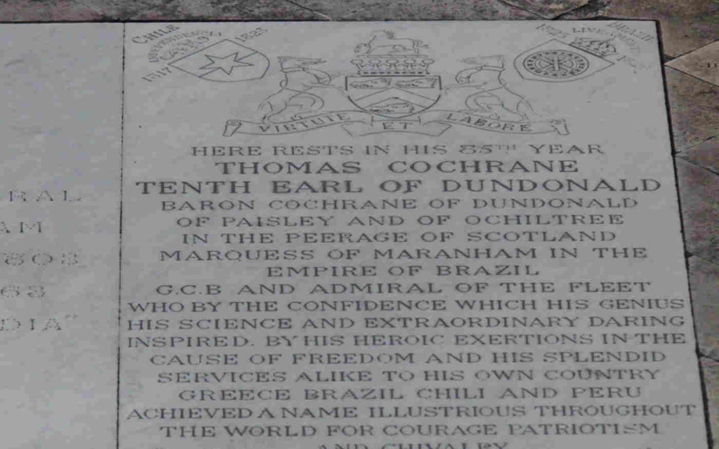 The Chilean Navy's Annual Tribute to Admiral Cochrane