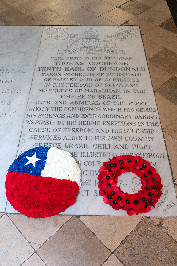 Chilean Navy Day 2024 - Thomas Cochrane Memorial