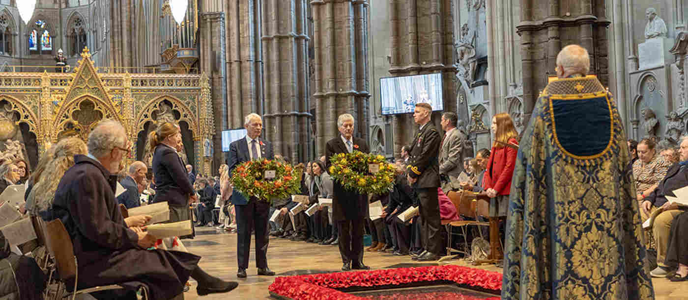 Wreaths laid at the Grave of the Unknown Warrior by the High Commissioners