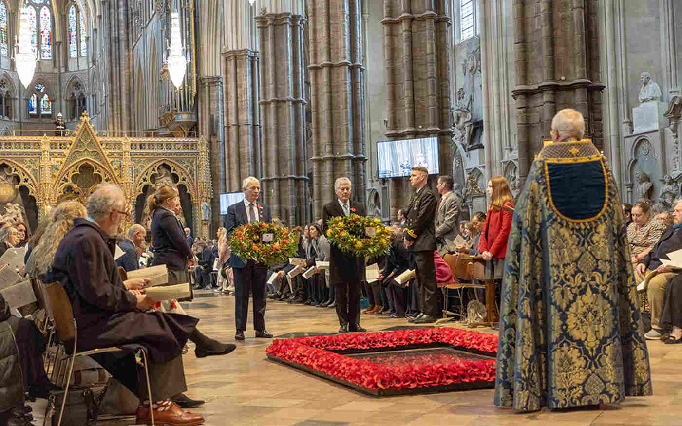 Wreaths laid at the Grave of the Unknown Warrior by the High Commissioners