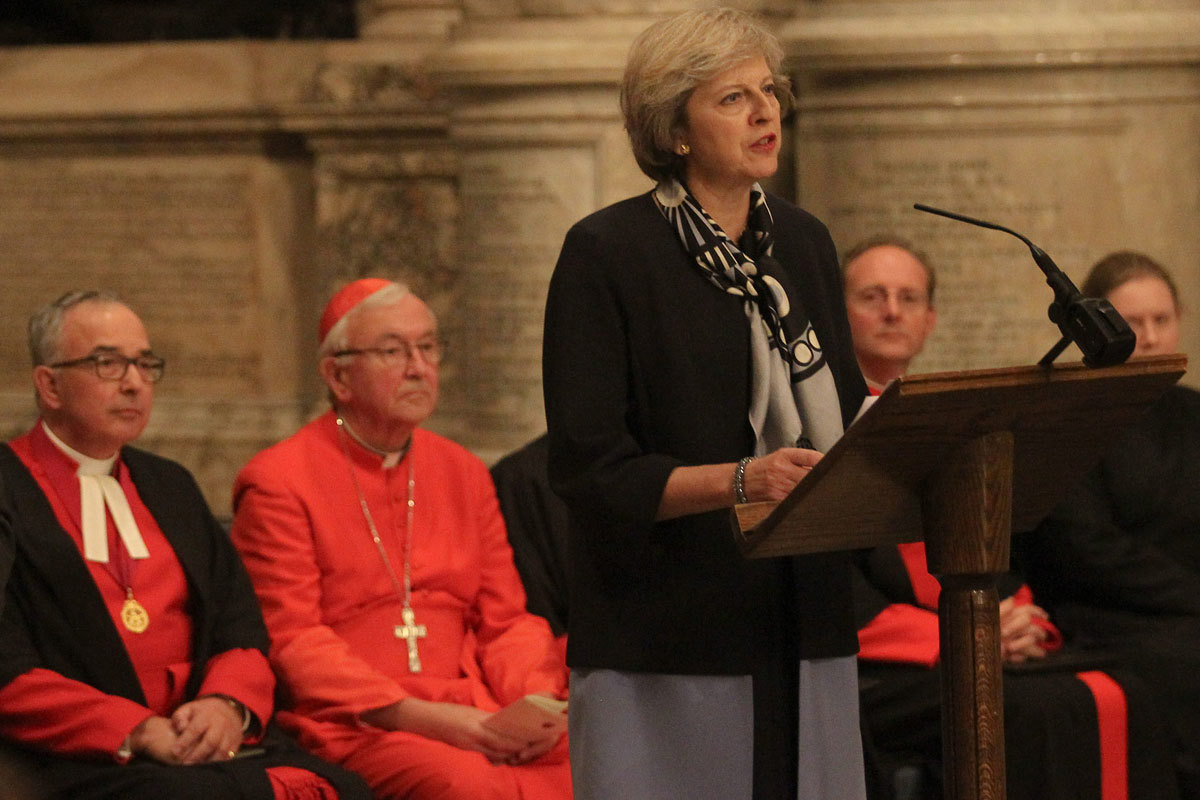 The Right Honourable Theresa May MP, Prime Minister, gives An Address