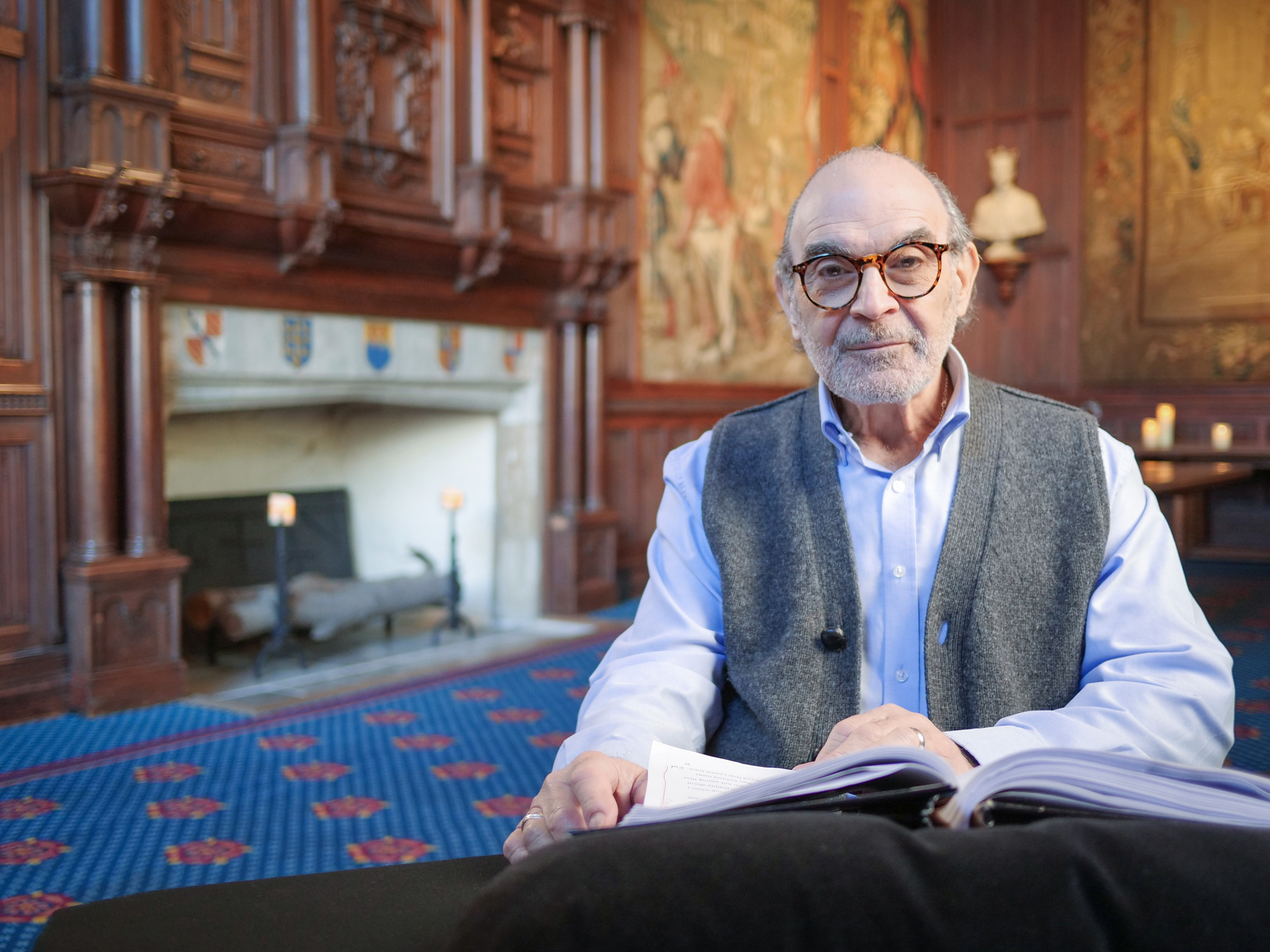 Sir David Suchet records St John’s Gospel in the Abbey