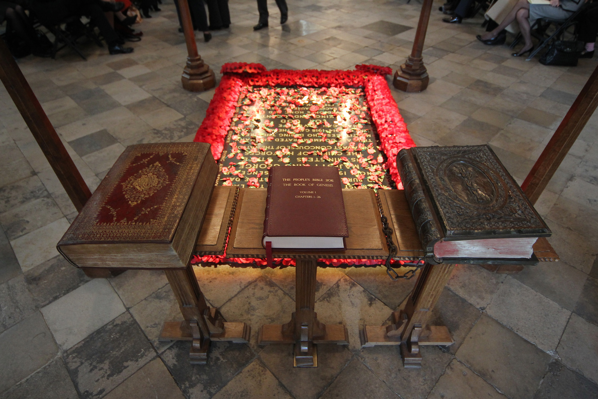 HM The Queen attends King James Bible Service