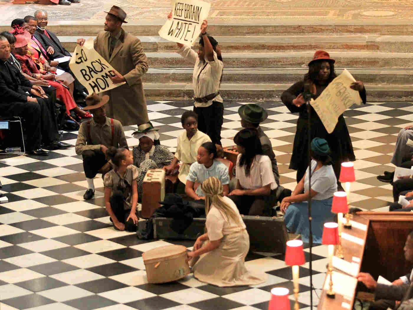 'Mixed Welcome' a physical theatre expression of testimonies of the first Windrush settlers in Britain