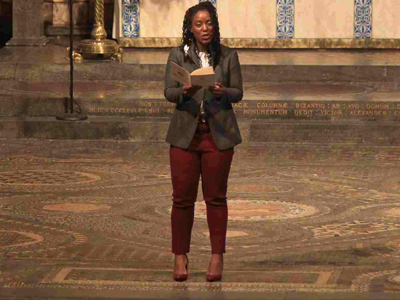 Yewande Akinola, Engineer and Innovator, Laing O'Rouke, IET Young Woman Engineer of the Year 2012 reads 'What is an Engineer?' by Varun Narayanan
