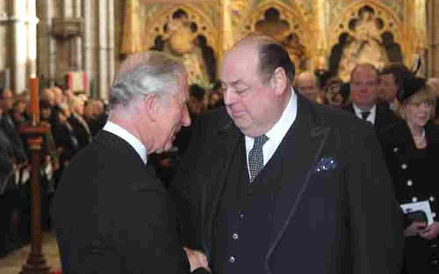 The Prince of Wales attends service for Lady Mary Soames