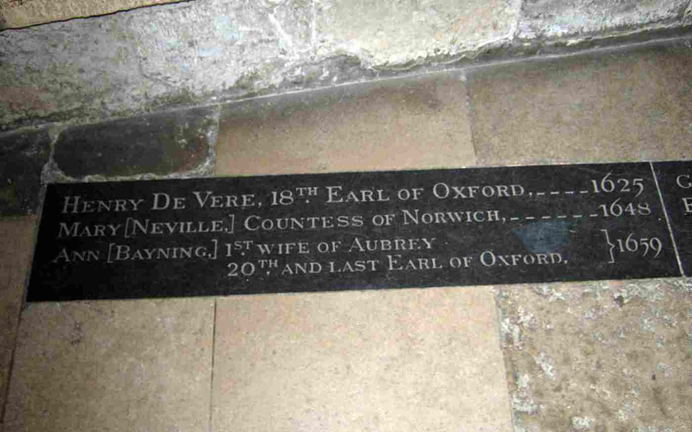Henry and Aubrey de Vere, Earls of Oxford