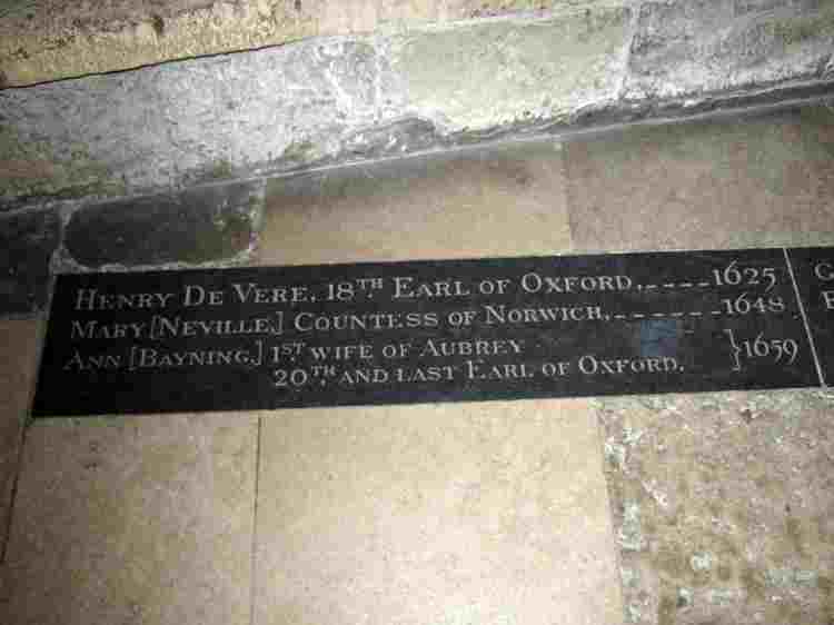 Henry and Aubrey de Vere, Earls of Oxford