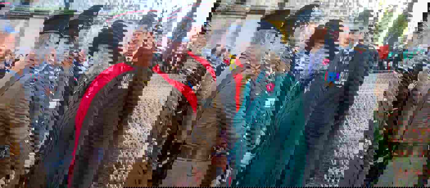 HRH The Duchess of Cornwall honours war dead