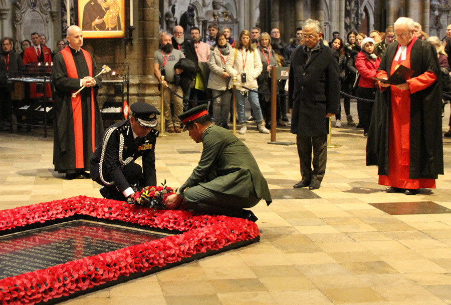 King of Malaysia visits the Abbey