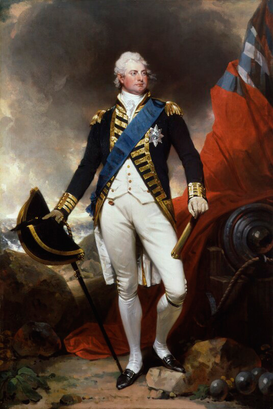 Painting of William IV in military uniform